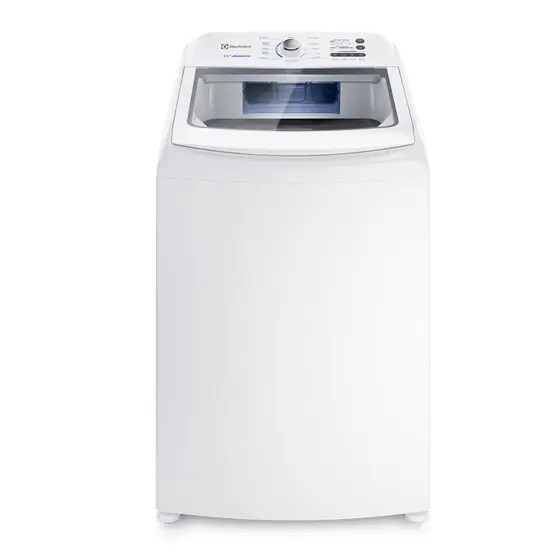 Máquina de Lavar Electrolux 15kg Branca Essential Care com Cesto Inox e Jet&Clean (LED15)