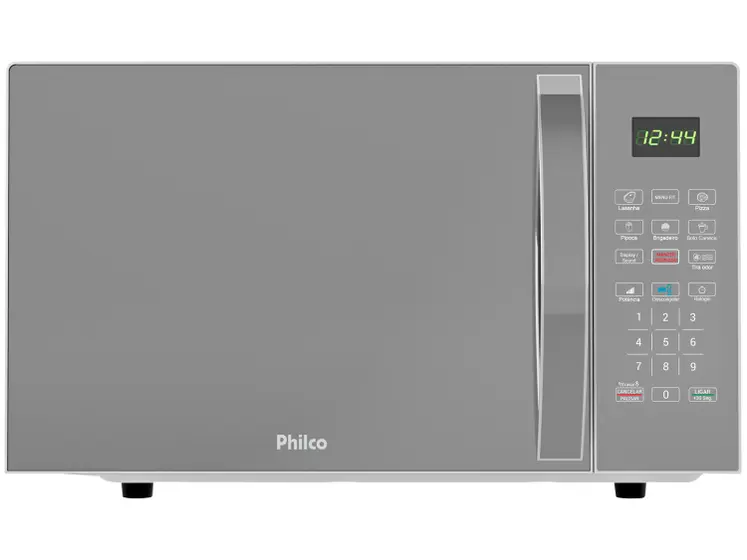 Micro-ondas Philco 33L Prata Espelhado PMO38S